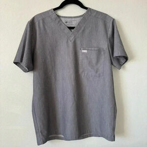 Figs Technical Collection Top Short Sleeve V Neck M
